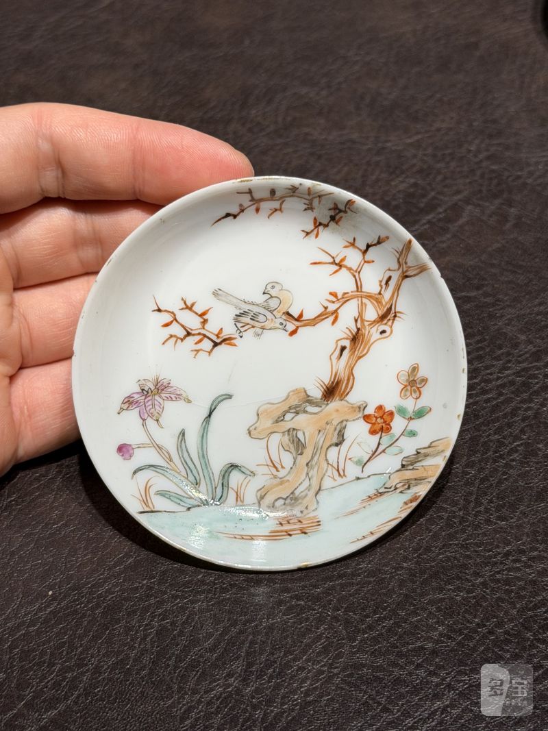 清乾隆 粉彩花鸟纹茶具一套25件 - 图123